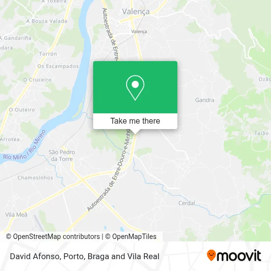 David Afonso map