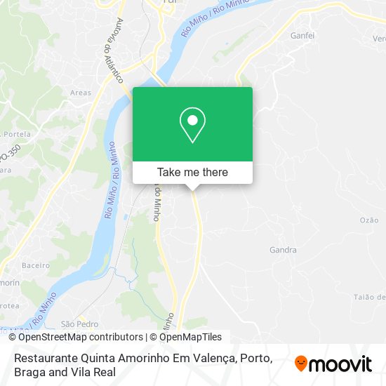 Restaurante Quinta Amorinho Em Valença mapa