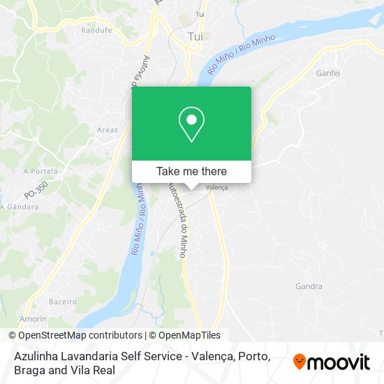 Azulinha Lavandaria Self Service - Valença map
