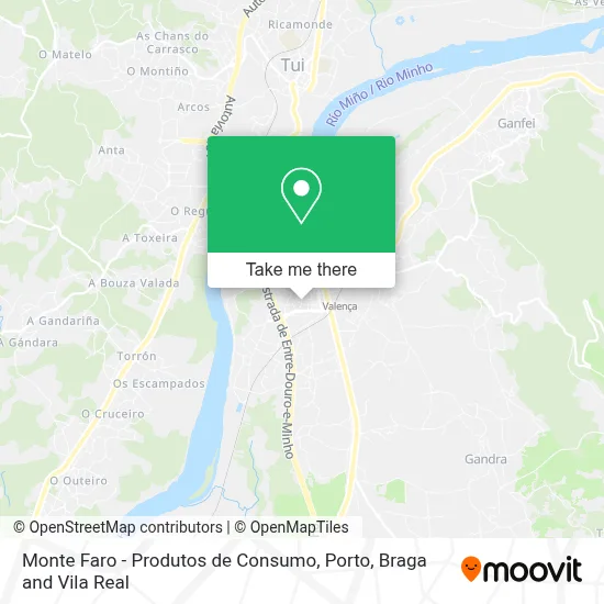 Monte Faro - Produtos de Consumo map