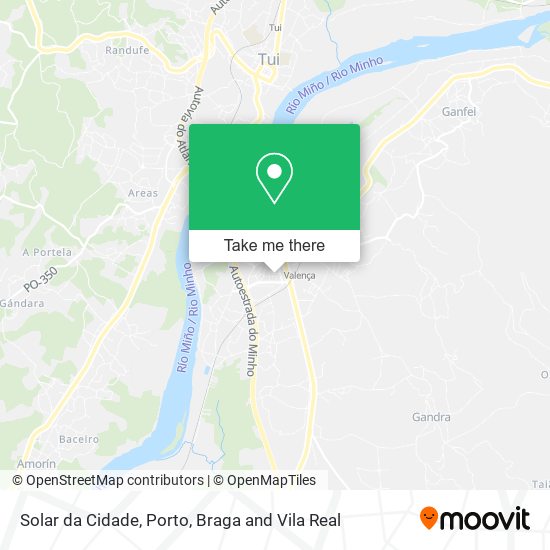 Solar da Cidade map