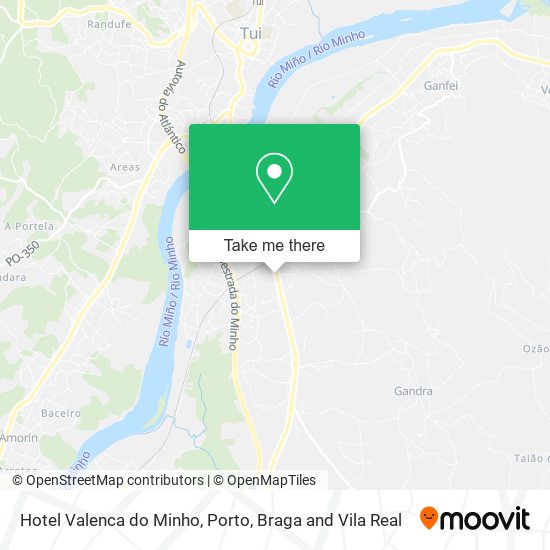 Hotel Valenca do Minho mapa