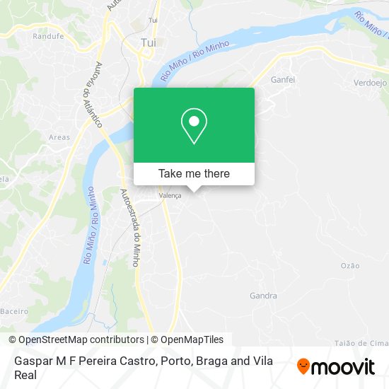 Gaspar M F Pereira Castro mapa