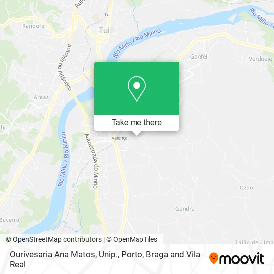 Ourivesaria Ana Matos, Unip. map