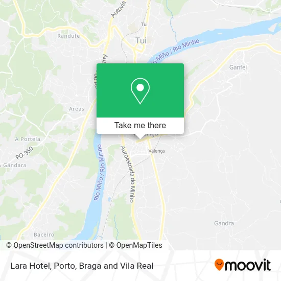Hotel Lara map