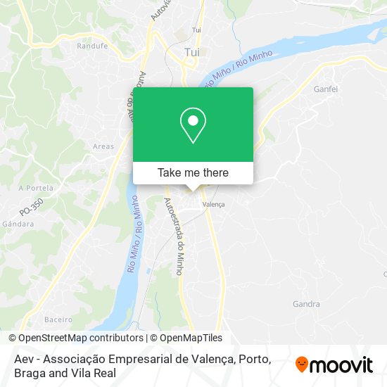 Aev - Associação Empresarial de Valença map