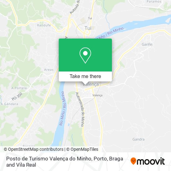 Posto de Turismo Valença do Minho map