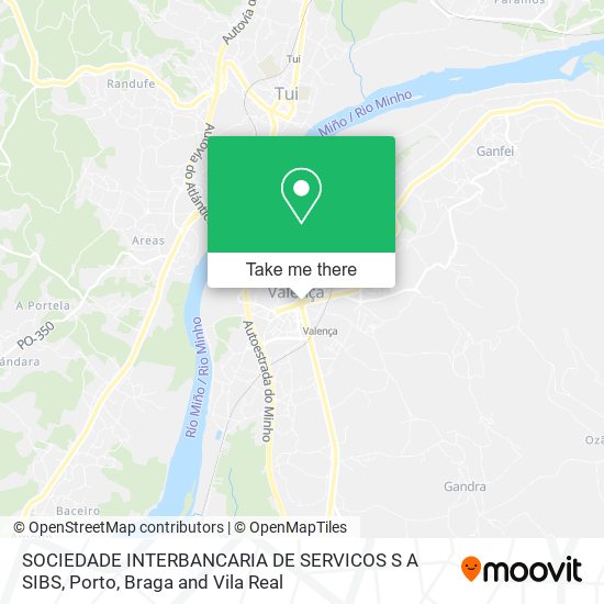 SOCIEDADE INTERBANCARIA DE SERVICOS S A SIBS map