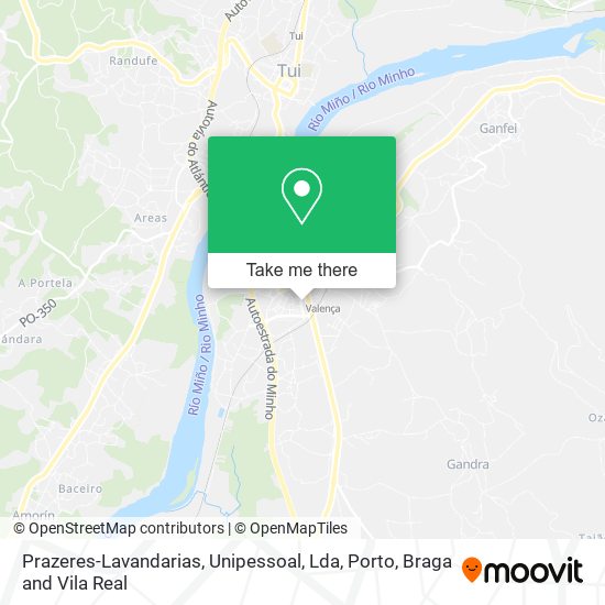 Prazeres-Lavandarias, Unipessoal, Lda mapa