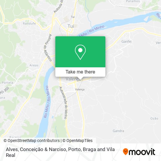 Alves, Conceição & Narciso mapa