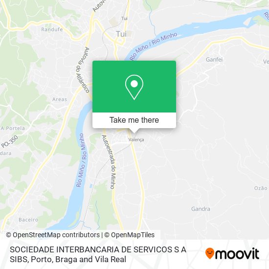 SOCIEDADE INTERBANCARIA DE SERVICOS S A SIBS mapa