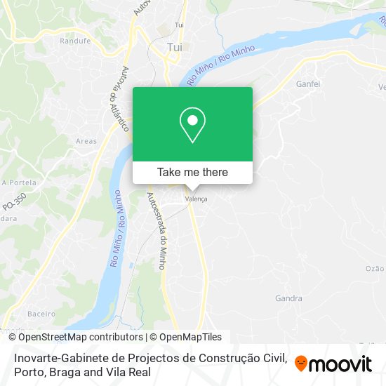 Inovarte-Gabinete de Projectos de Construção Civil map