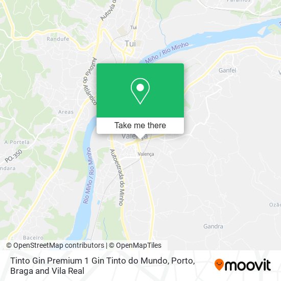 Tinto Gin Premium 1 Gin Tinto do Mundo map