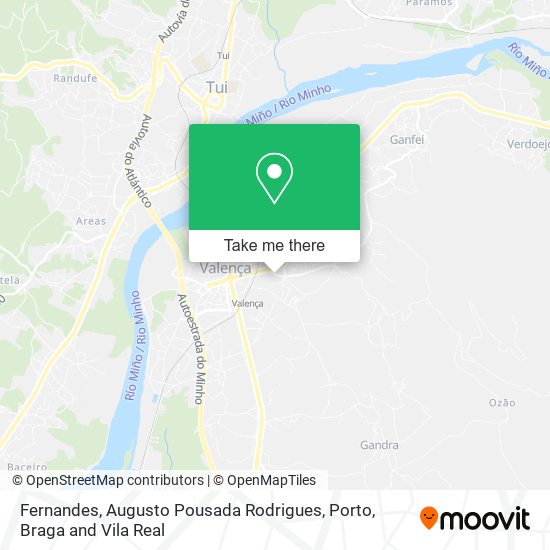 Fernandes, Augusto Pousada Rodrigues map