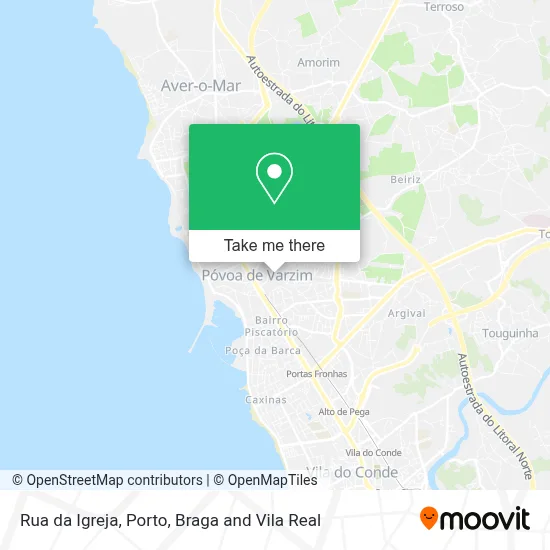 Rua da Igreja map