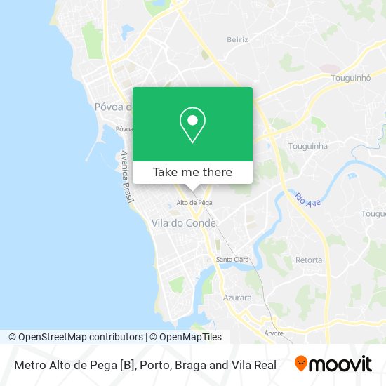Metro Alto de Pega [B] map