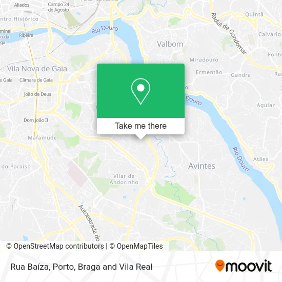 Rua Baíza map