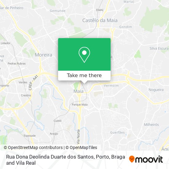 Rua Dona Deolinda Duarte dos Santos map