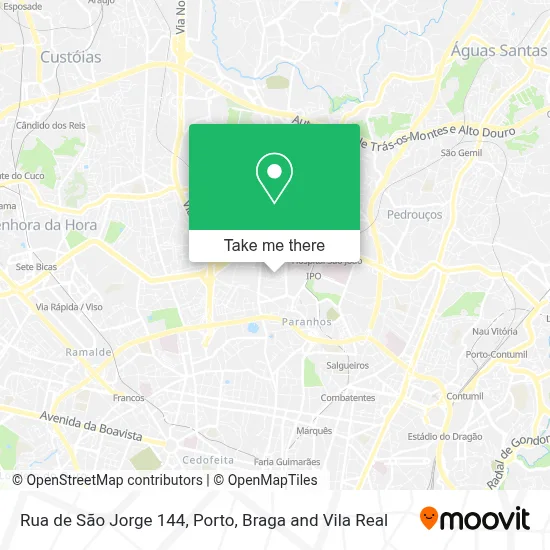 Rua de São Jorge 144 map