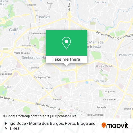 Pingo Doce - Monte dos Burgos map