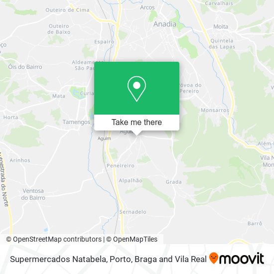 Supermercados Natabela map