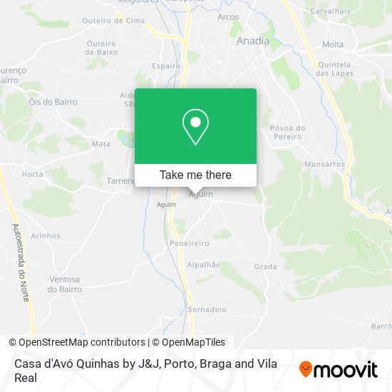 Casa d'Avó Quinhas by J&J mapa