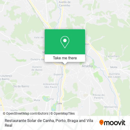 Restaurante Solar de Canha map