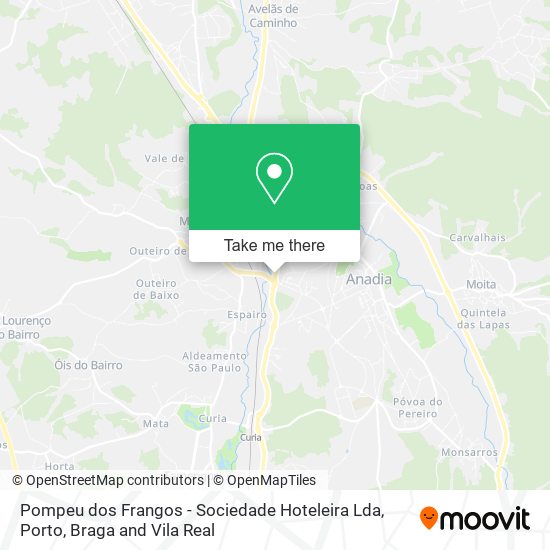 Pompeu dos Frangos - Sociedade Hoteleira Lda map