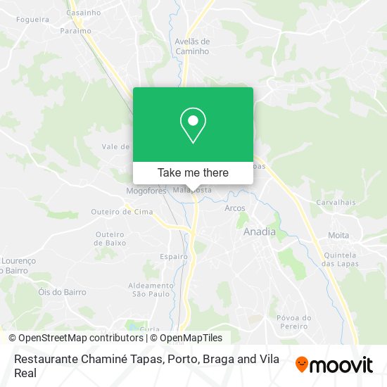 Restaurante Chaminé Tapas map