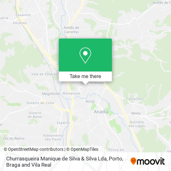 Churrasqueira Manique de Silva & Silva Lda map