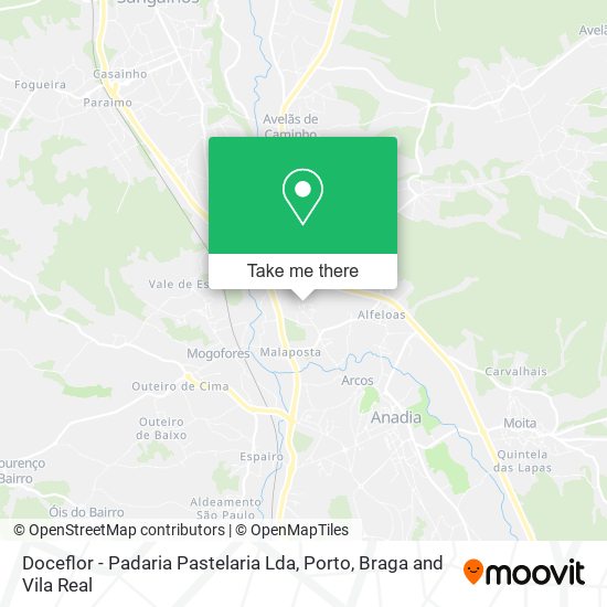 Doceflor - Padaria Pastelaria Lda mapa