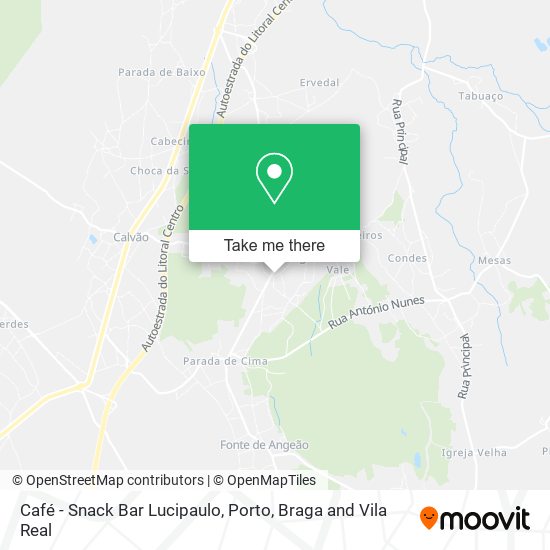 Café - Snack Bar Lucipaulo map