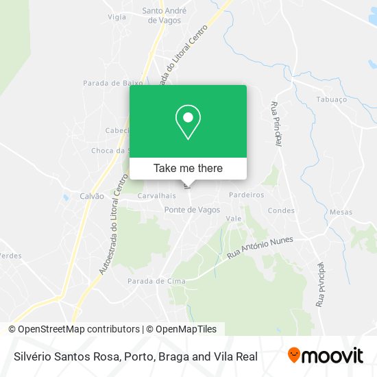 Silvério Santos Rosa mapa
