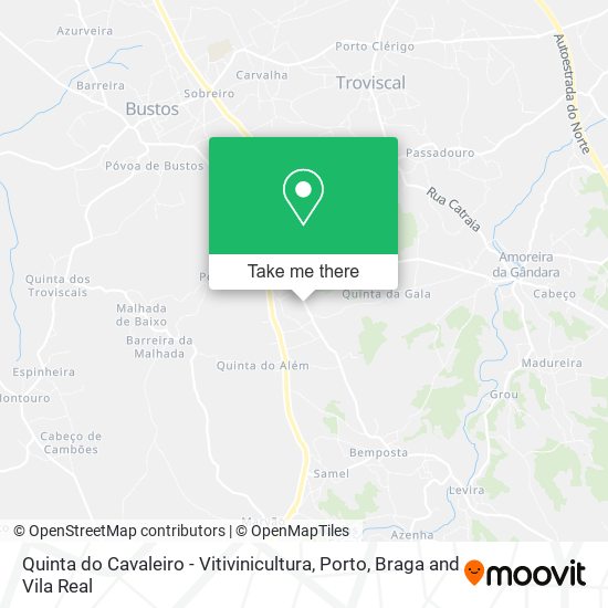 Quinta do Cavaleiro - Vitivinicultura map