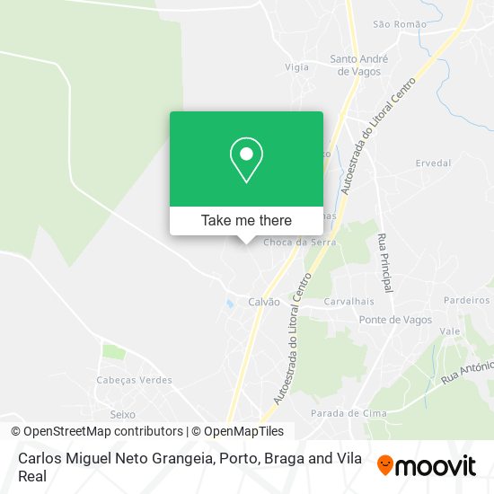 Carlos Miguel Neto Grangeia map