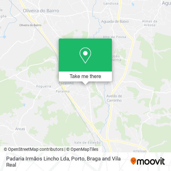 Padaria Irmãos Lincho Lda map