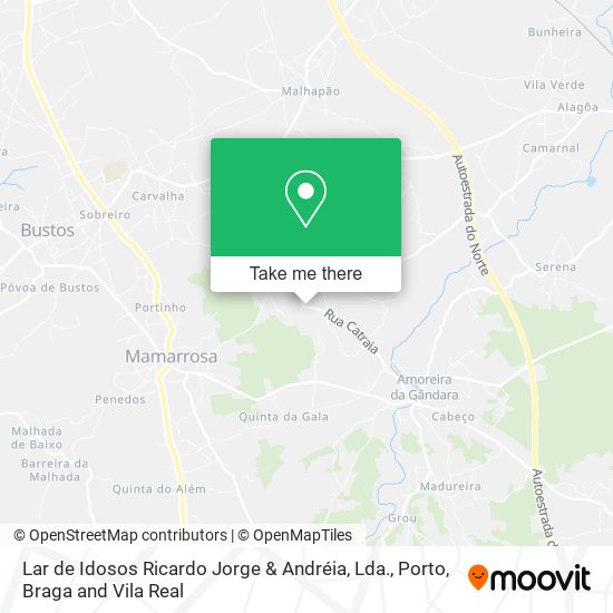 Lar de Idosos Ricardo Jorge & Andréia, Lda. map