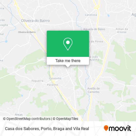 Casa dos Sabores mapa