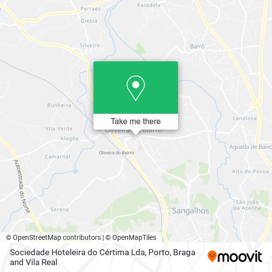 Sociedade Hoteleira do Cértima Lda map