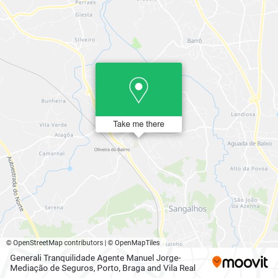 Generali Tranquilidade Agente Manuel Jorge-Mediação de Seguros map