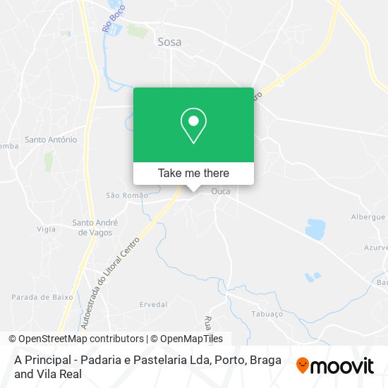 A Principal - Padaria e Pastelaria Lda map