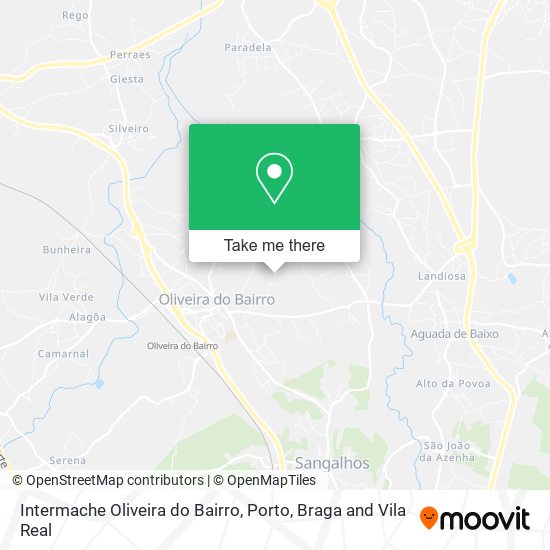 Intermache Oliveira do Bairro mapa