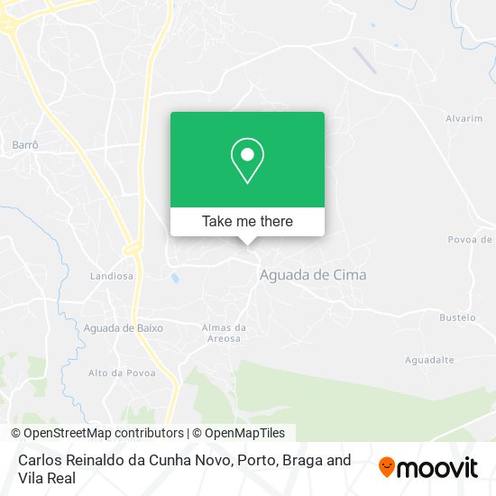 Carlos Reinaldo da Cunha Novo map