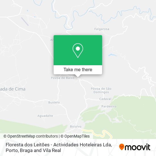 Floresta dos Leitões - Actividades Hoteleiras Lda mapa