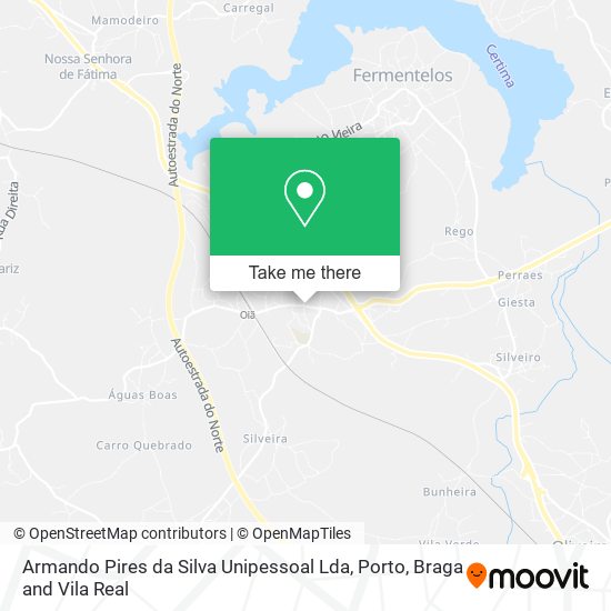 Armando Pires da Silva Unipessoal Lda mapa