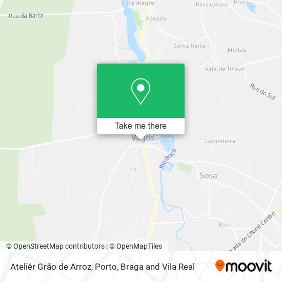 Ateliêr Grão de Arroz mapa