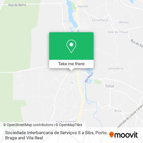Sociedade Interbancaria de Serviços S a Sibs map