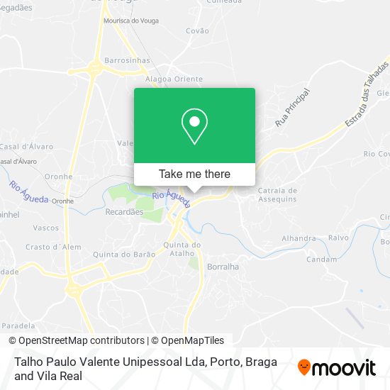 Talho Paulo Valente Unipessoal Lda mapa