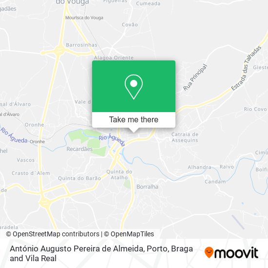 António Augusto Pereira de Almeida map