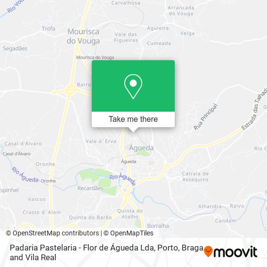 Padaria Pastelaria - Flor de Águeda Lda mapa